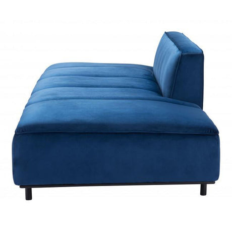 Confection Sofa Velvet Upholstery & Black Steel Frame Modern | Zuo Modern