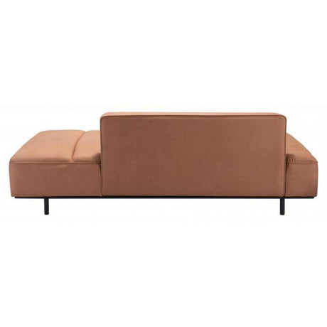 Confection Sofa Velvet Upholstery & Black Steel Frame Modern | Zuo Modern