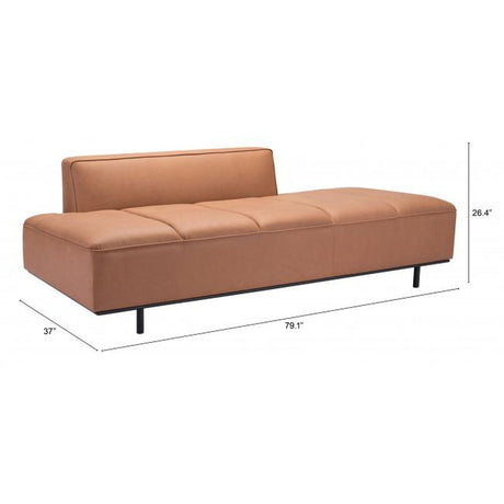 Confection Sofa Velvet Upholstery & Black Steel Frame Modern | Zuo Modern
