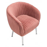 Zuo Betsy Accent Chair Pink