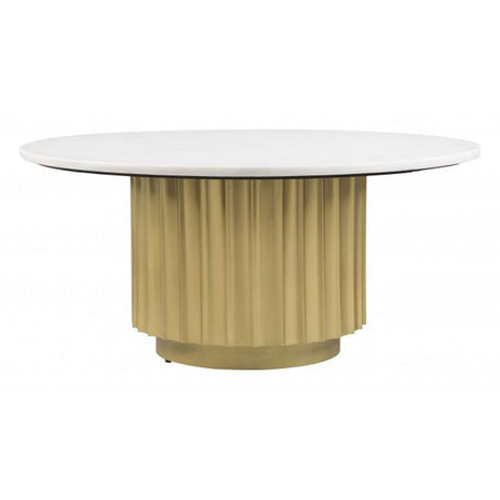 Zuo Justin Coffee Table Brass