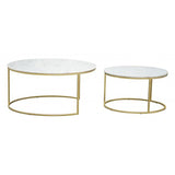 Zuo Daniel Nesting Coffee Table Brass