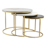 Zuo Franco Nesting Coffee Table Brass