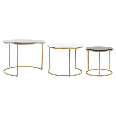 Zuo Franco Nesting Coffee Table Brass