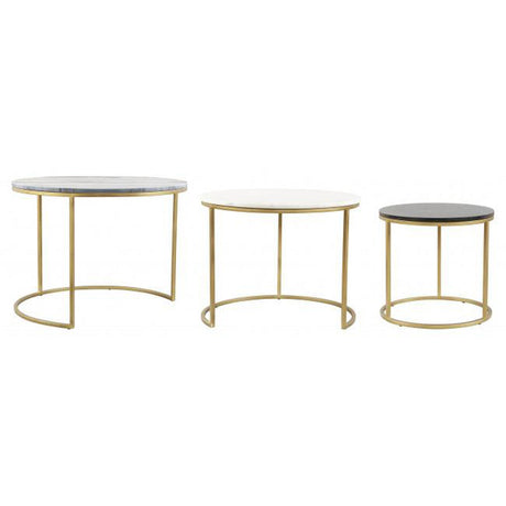 Zuo Franco Nesting Coffee Table Brass