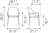 Zuo Kurt Dining Chair