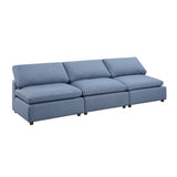 Modern Modular Sectional Sofa Set, Self-customization Design Sofa, Blue - Home Elegance USA