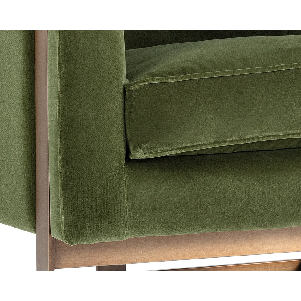 Soho Armchair - Antique Brass - Home Elegance USA