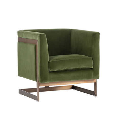 Soho Armchair - Antique Brass - Home Elegance USA