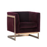 Soho Armchair - Antique Brass - Home Elegance USA