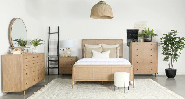Arini - King Bed 5 Piece Set - Sand Wash - Home Elegance USA
