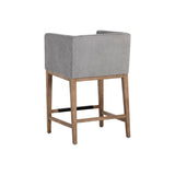 Maxine Counter Stool - Polo Club Stone - Home Elegance USA