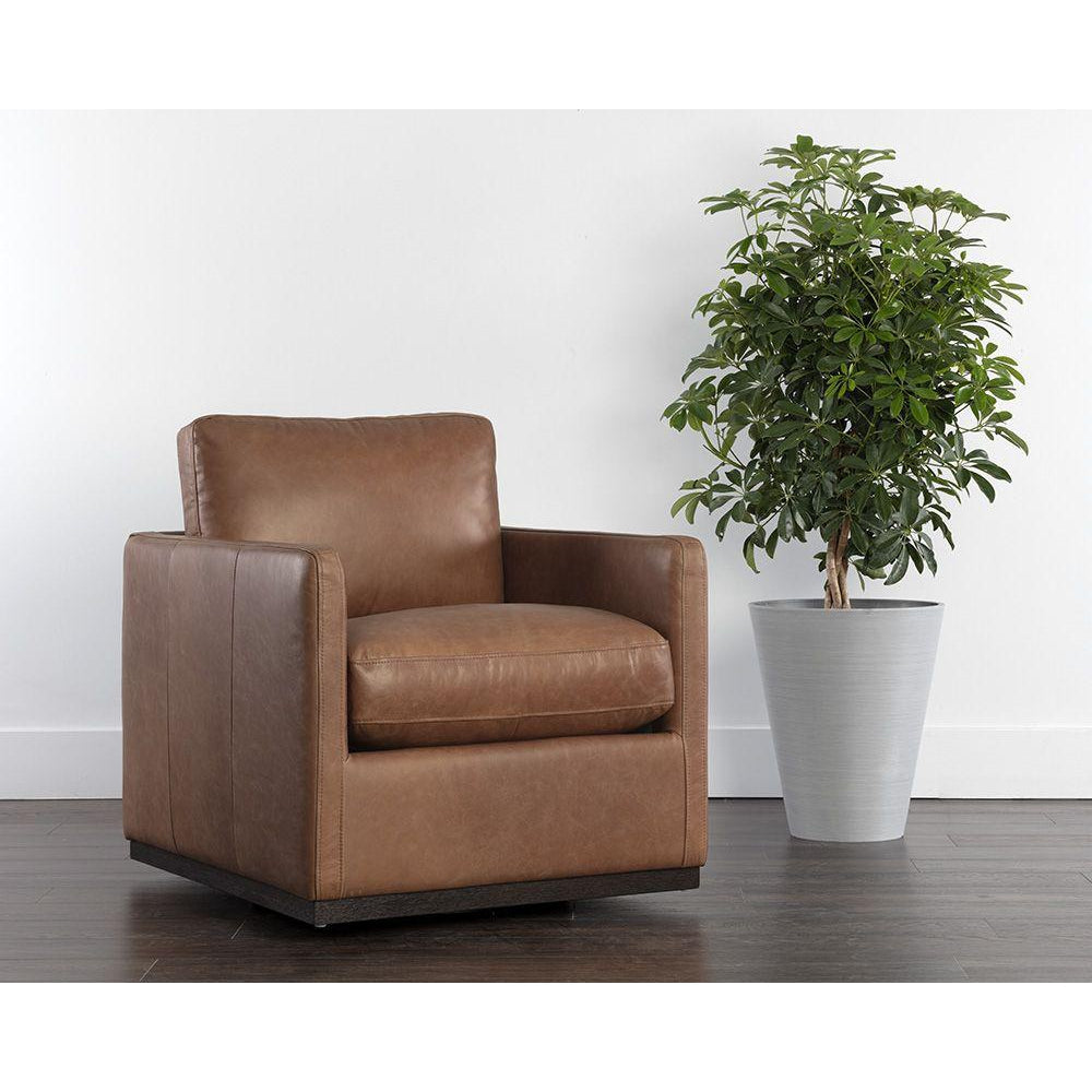 Portman Swivel Lounge Chair - Home Elegance USA