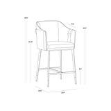 Carter Barstool & Counter Stool - Home Elegance USA