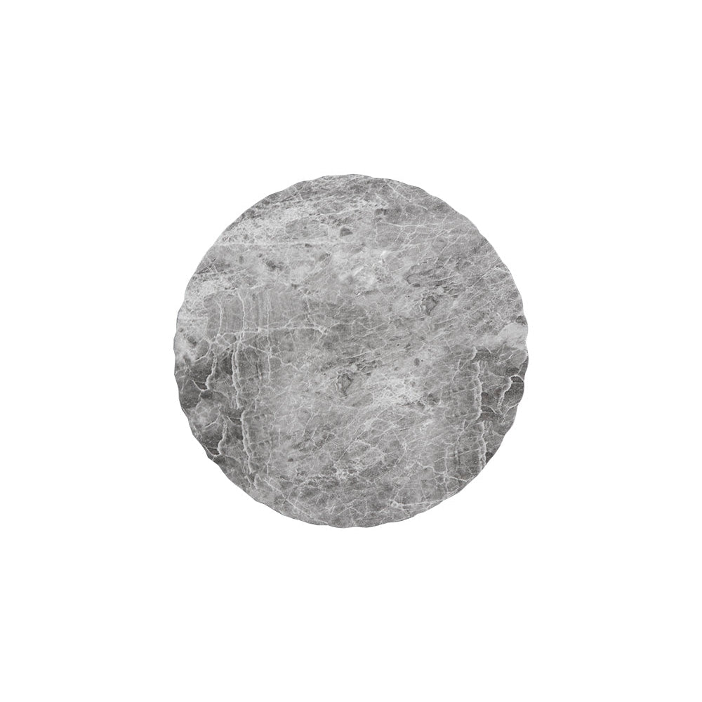 Cara End Table - Marble Look - Grey - Home Elegance USA