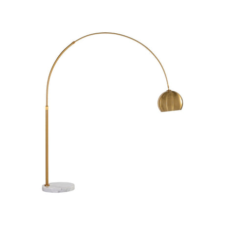 Vern Floor Lamp - Brass - Home Elegance USA