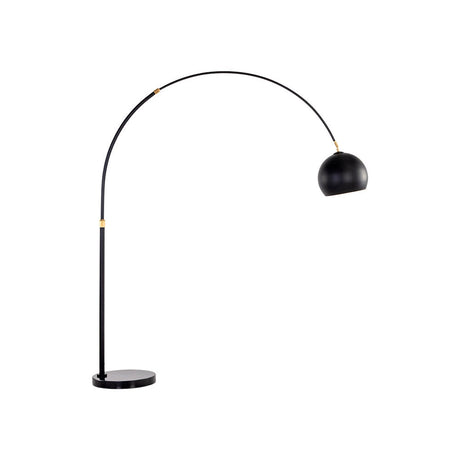 Vern Floor Lamp - Black - Home Elegance USA