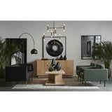 Vern Floor Lamp - Black - Home Elegance USA