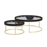 Shira Nesting Coffee Tables (Set Of 2) - Home Elegance USA