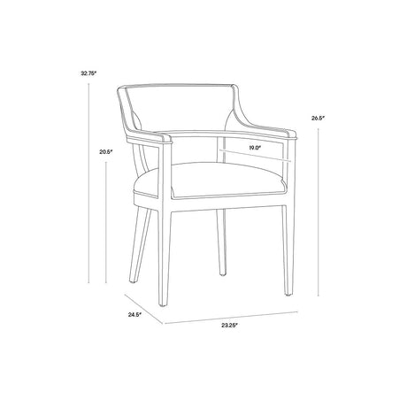 Brylea Dining Armchair - Home Elegance USA