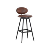 Ember Swivel Stool Bravo Cognac - Home Elegance USA