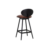 Ember Swivel Stool Bravo Cognac - Home Elegance USA