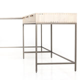 Four Hands Trey L-Shaped Desk System With Filing Cabinet