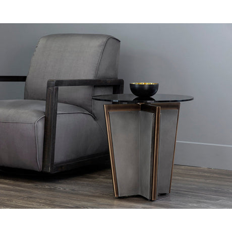 Paros End Table - Home Elegance USA