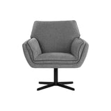 Florelle Swivel Lounge Chair - Belfast Koala Grey - Home Elegance USA