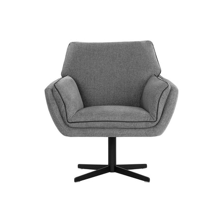 Florelle Swivel Lounge Chair - Belfast Koala Grey - Home Elegance USA