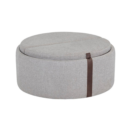 Borelli Wheeled Storage Ottoman - Home Elegance USA