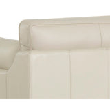 Mackenzie Armchair - Astoria Cream Leather - Home Elegance USA