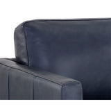 Rogers Armchair - Cortina Ink Leather - Home Elegance USA