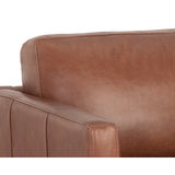 Rogers Armchair - Cortina Ink Leather - Home Elegance USA