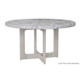 Cypher Dining Table Top - Marble Look - Grey - 55" - Home Elegance USA