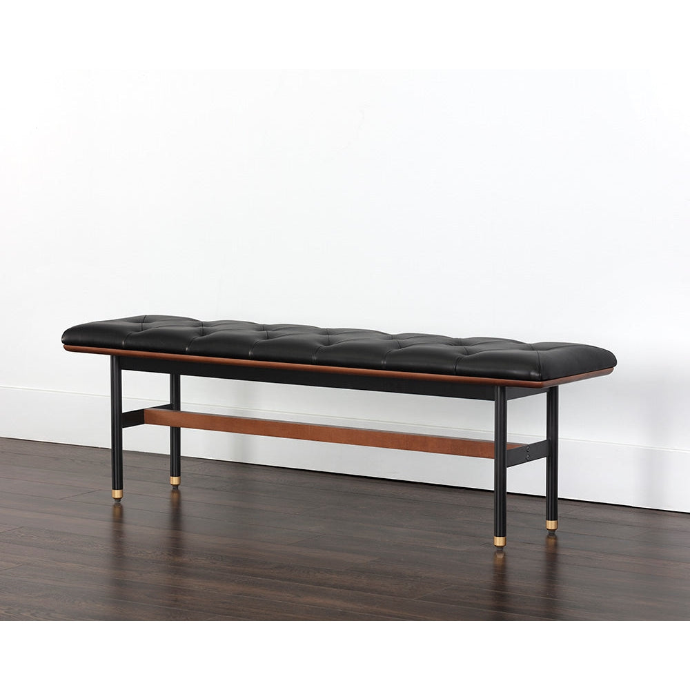 Staten Bench - Black - Home Elegance USA