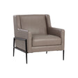 Talula Lounge Chair - Alpine Grey Leather | Sunpan