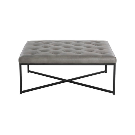 Endall Ottoman - Matte Black - Home Elegance USA