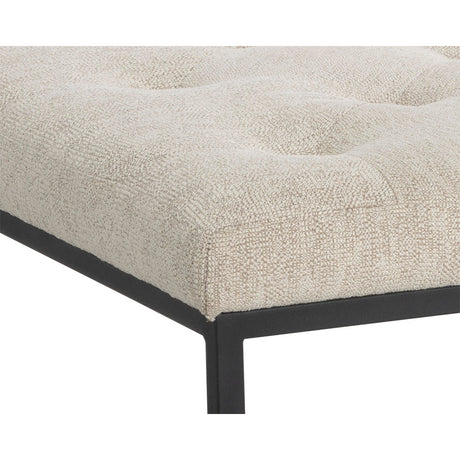 Endall Ottoman - Matte Black - Home Elegance USA