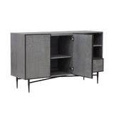 Markwood Sideboard - Antique Bronze - Glacier Grey - Home Elegance USA