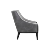 Aurora Lounge Chair - Polo Club Stone / Overcast Grey - Home Elegance USA