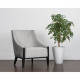 Aurora Lounge Chair - Polo Club Stone / Overcast Grey - Home Elegance USA