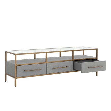 Venice Media Console And Cabinet - Home Elegance USA