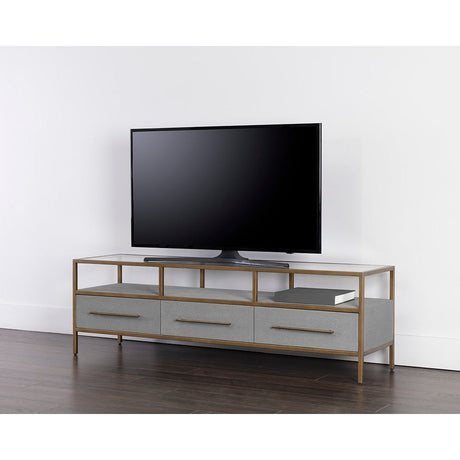 Venice Media Console And Cabinet - Home Elegance USA