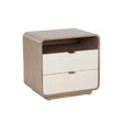 Kayden Nightstand - Cream Shagreen | Sunpan
