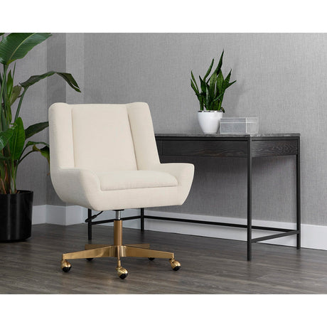 Mirian Office Chair - Zenith Alabaster - Home Elegance USA