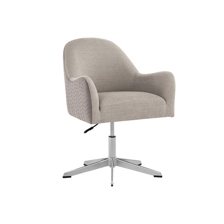 Holland Office Chair - Zenith Taupe Grey / Taupe Sky - Home Elegance USA