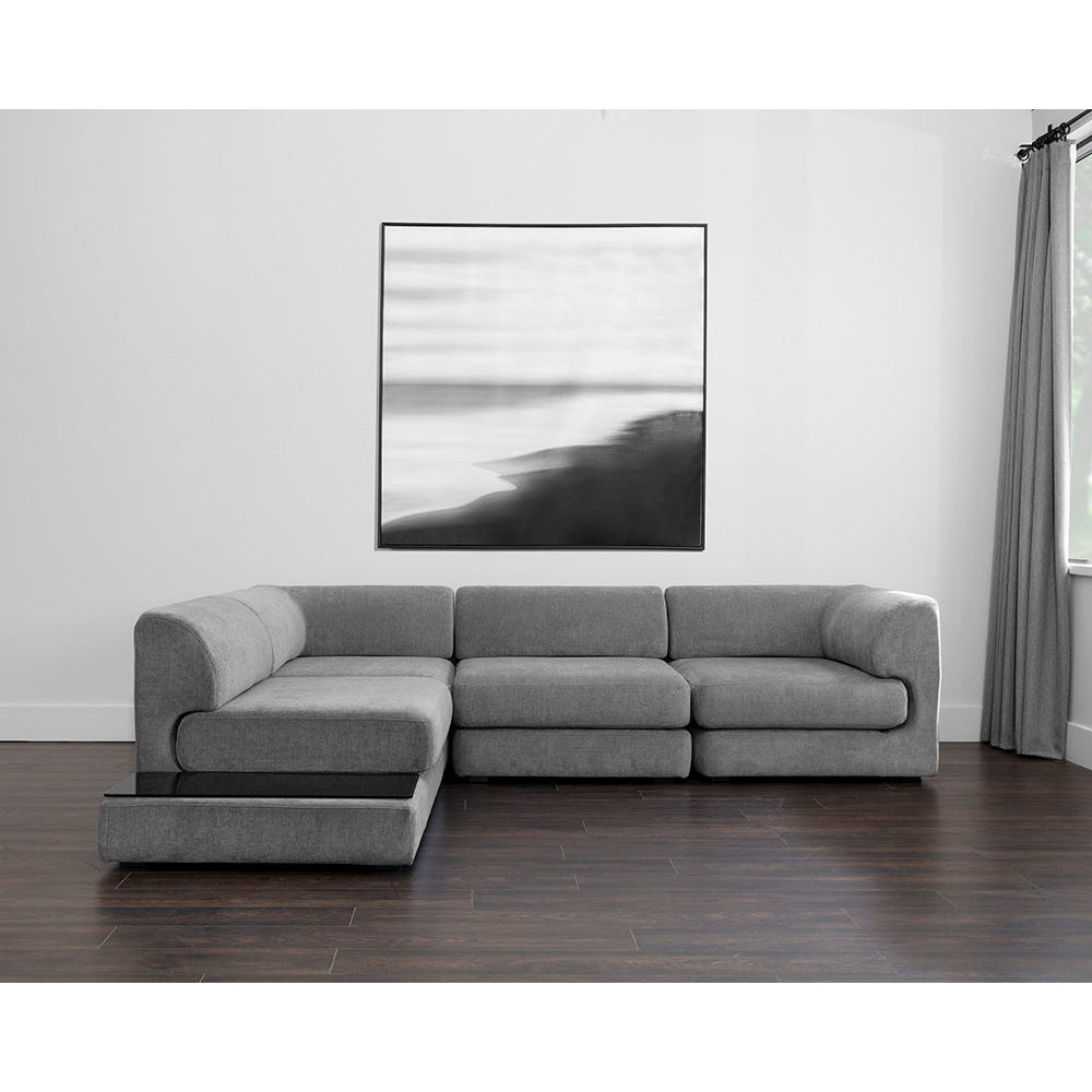 Harmony Modular Sectional Parts - Danny Dark Grey - Home Elegance USA