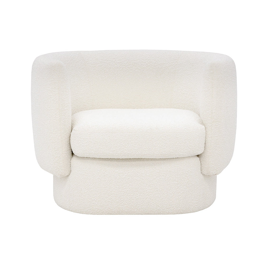 Valence Armchair - Maya White - Home Elegance USA