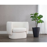 Valence Armchair - Maya White - Home Elegance USA